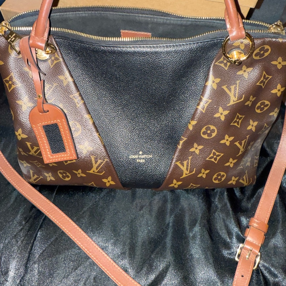 Louis Vuitton Monogram Brown and Black Shoulder Bag